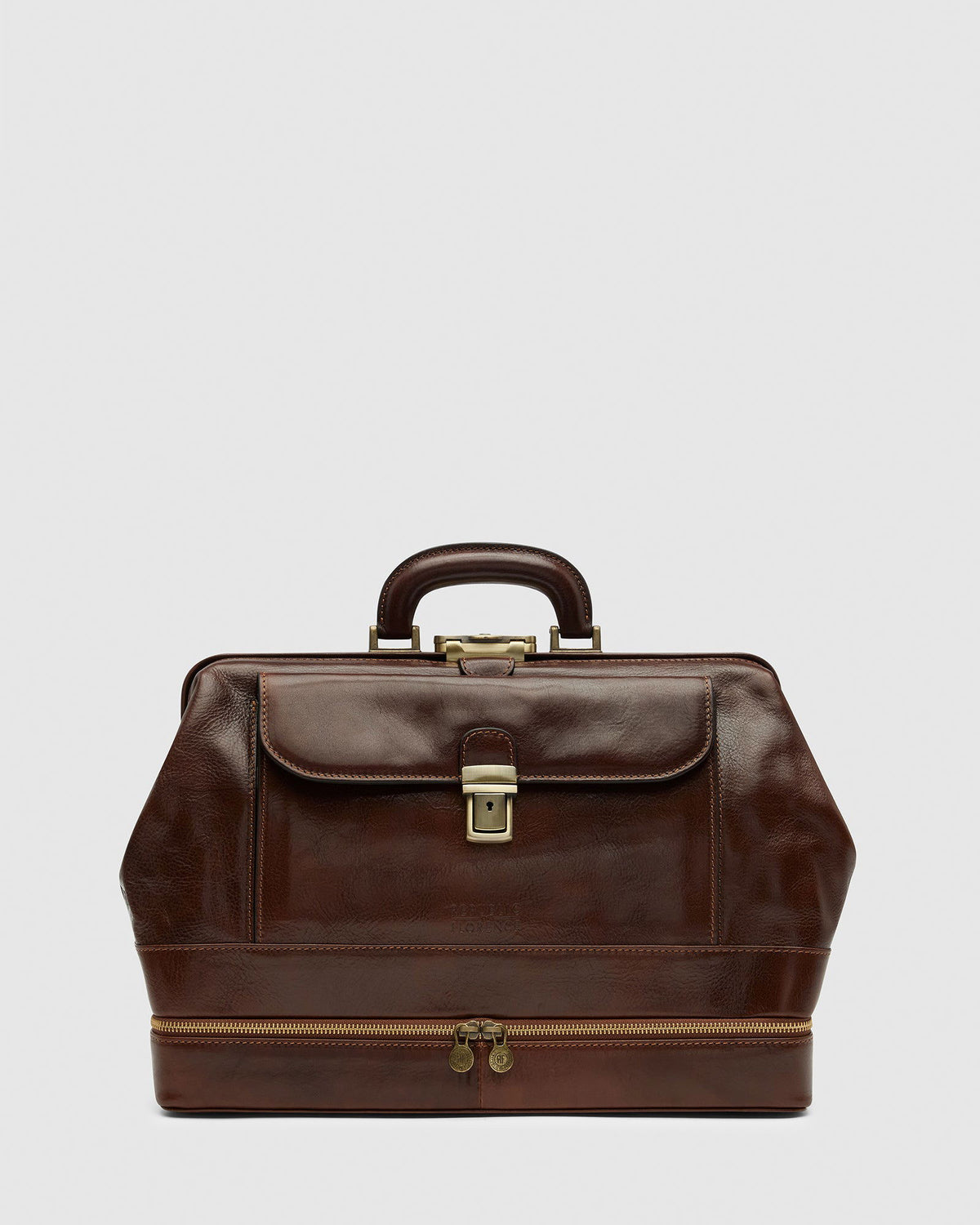 Hippocrates Brown - Leather Doctor Bag - Republic of Florence
