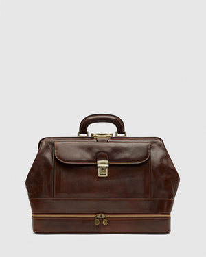 Hippocrates Brown - Leather Doctor Bag - Republic of Florence