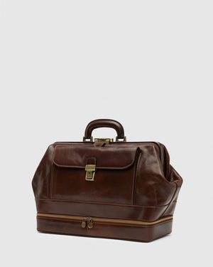 Hippocrates Brown - Leather Doctor Bag - Republic of Florence