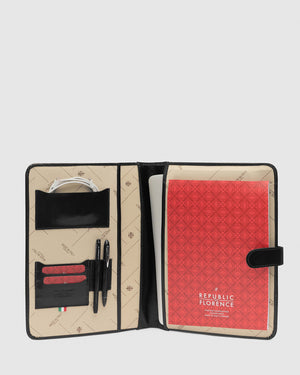 Imperial Black - Clip On Leather Compendium - Republic of Florence