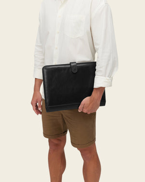 Imperial Jet - Clip-On Leather Compendium