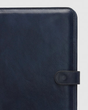 Imperial Blue - Clip On Leather Compendium - Republic of Florence