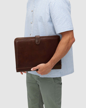 Imperial Brown - Clip On Leather Compendium - Republic of Florence