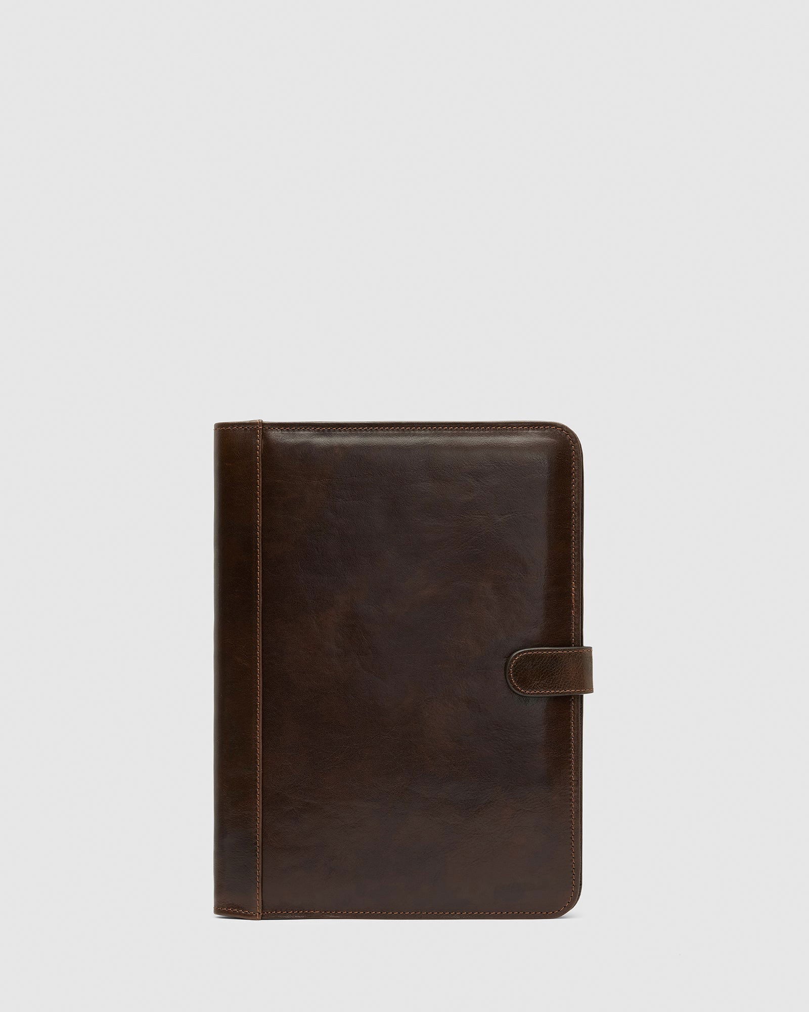 Imperial Chocolate - Clip On Leather Compendium - Republic of Florence
