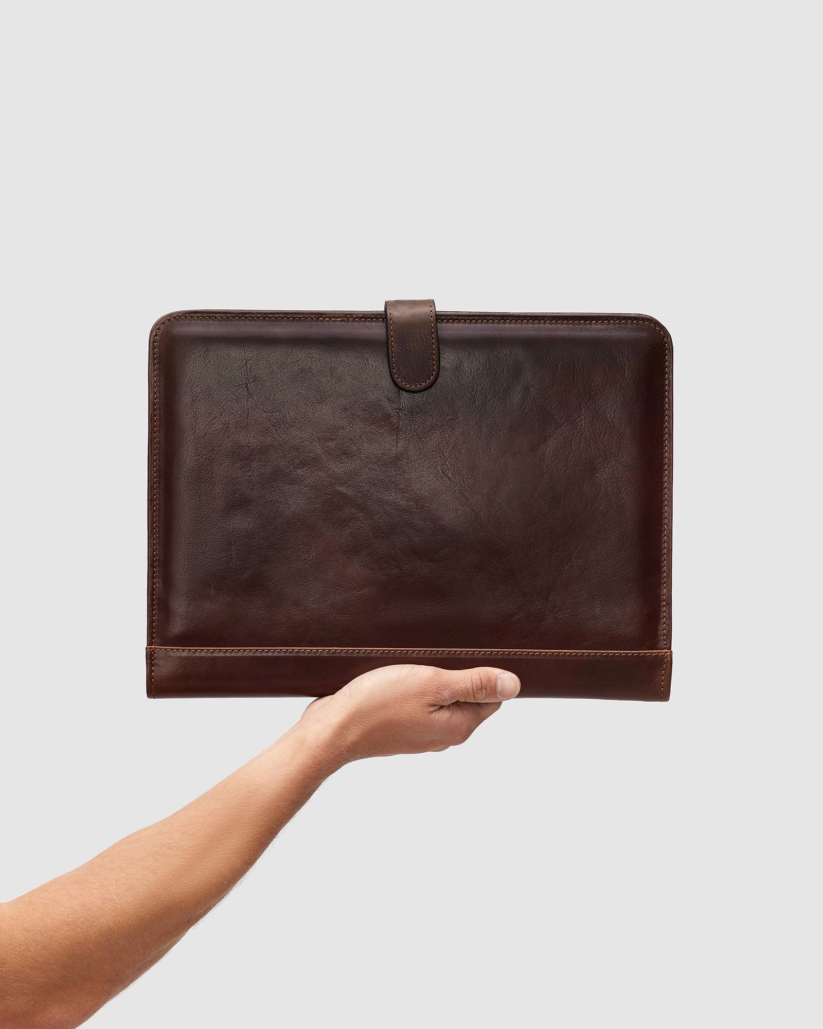 Imperial Chocolate - Clip On Leather Compendium - Republic of Florence