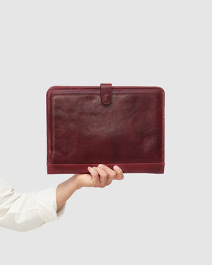 Imperial Red - Clip On Leather Compendium - Republic of Florence