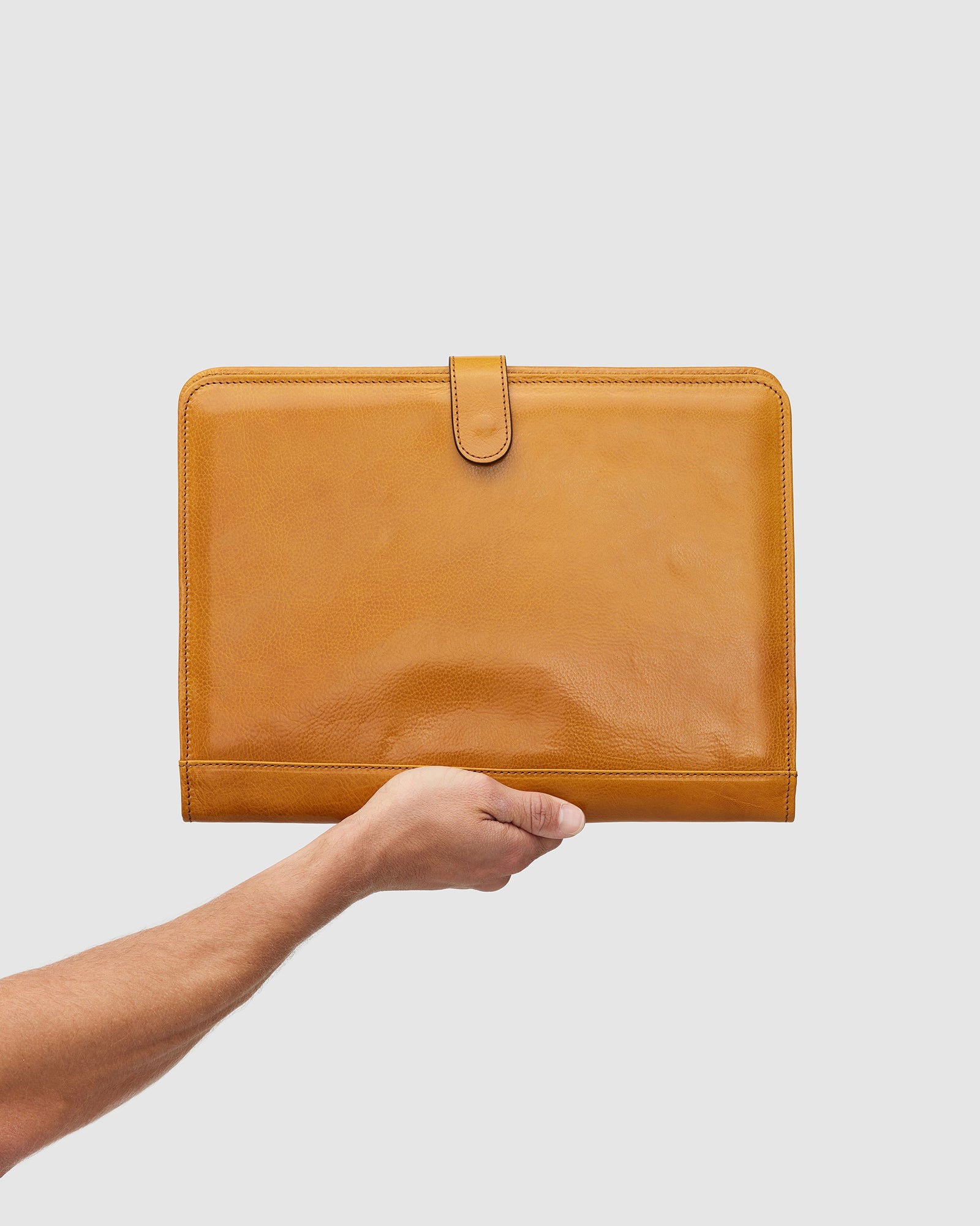 Imperial Yellow - Clip On Leather Compendium - Republic of Florence