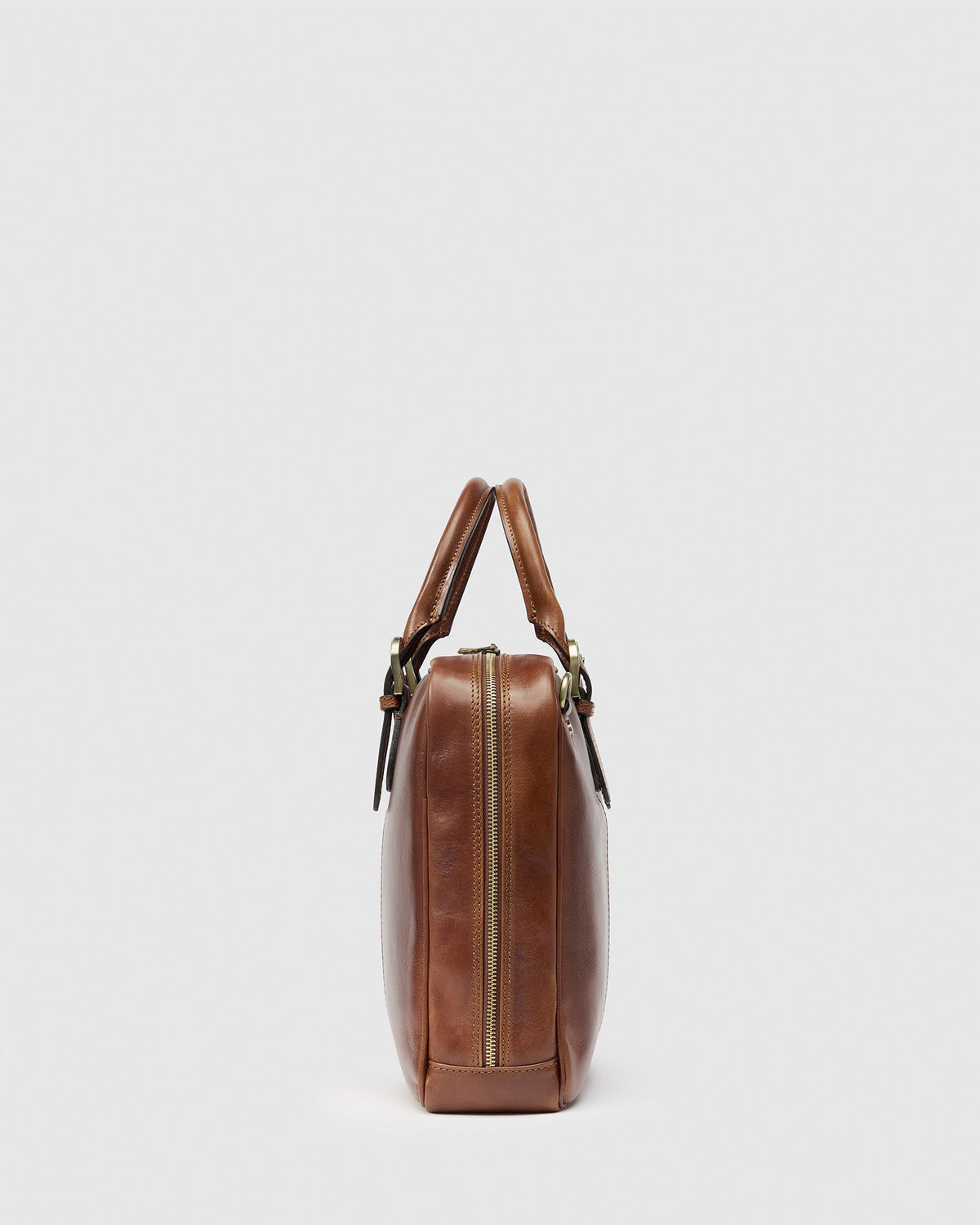 Madrid Matt Brown - Leather Briefcase - Republic of Florence
