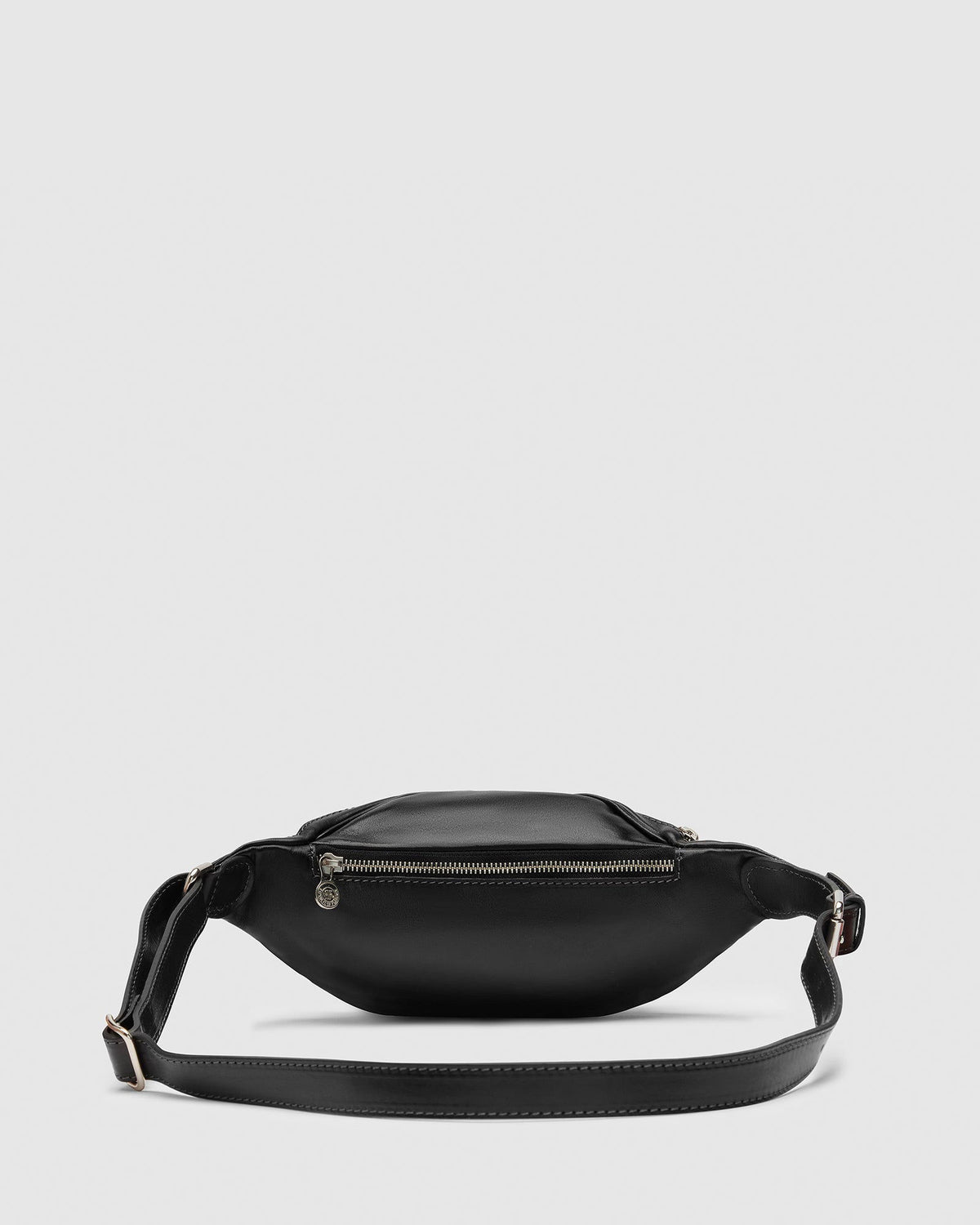 Marius Black - Front Sling leather Bag - Republic of Florence