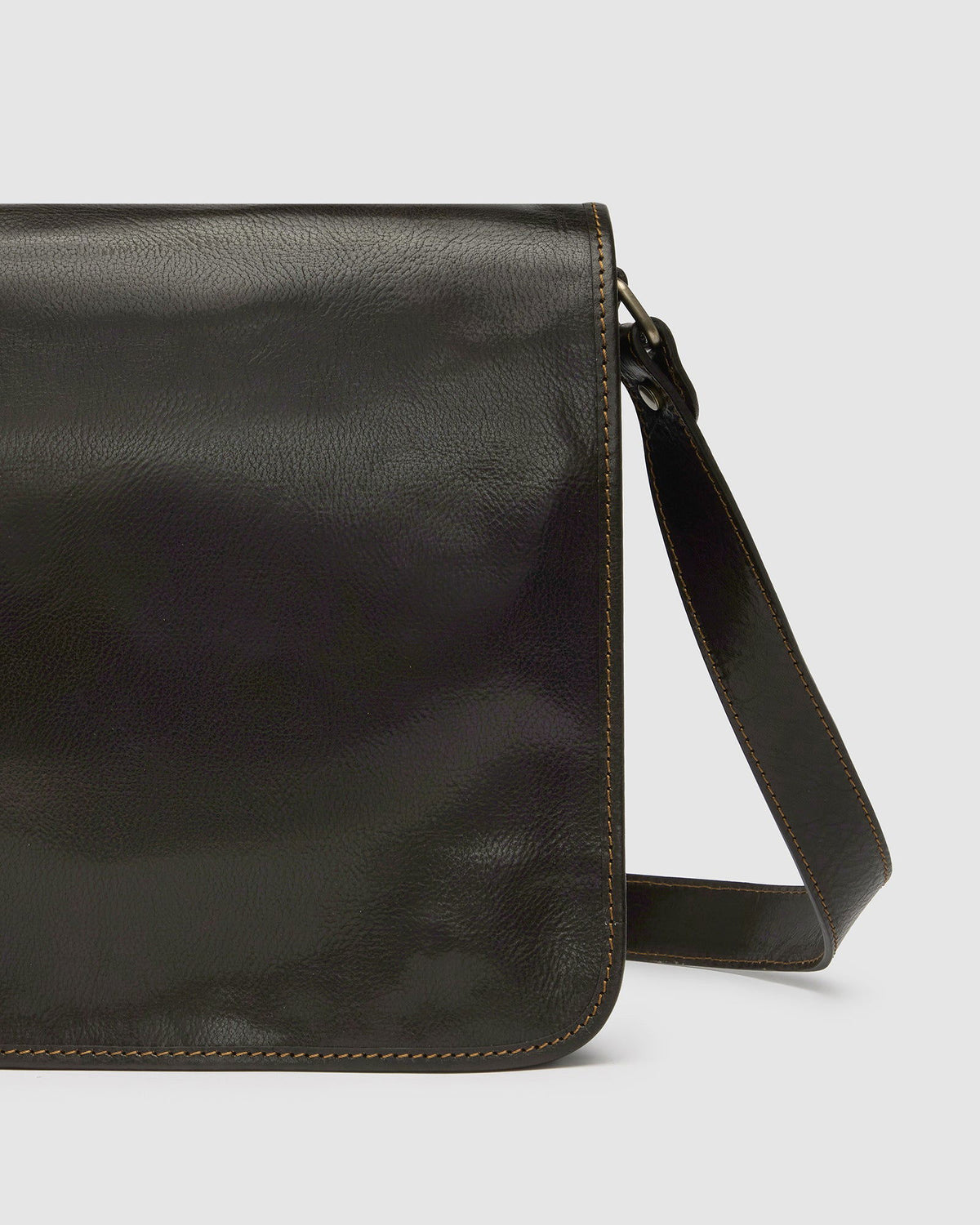 NERO Chocolate - Double Compartment Messenger - Republic of Florence