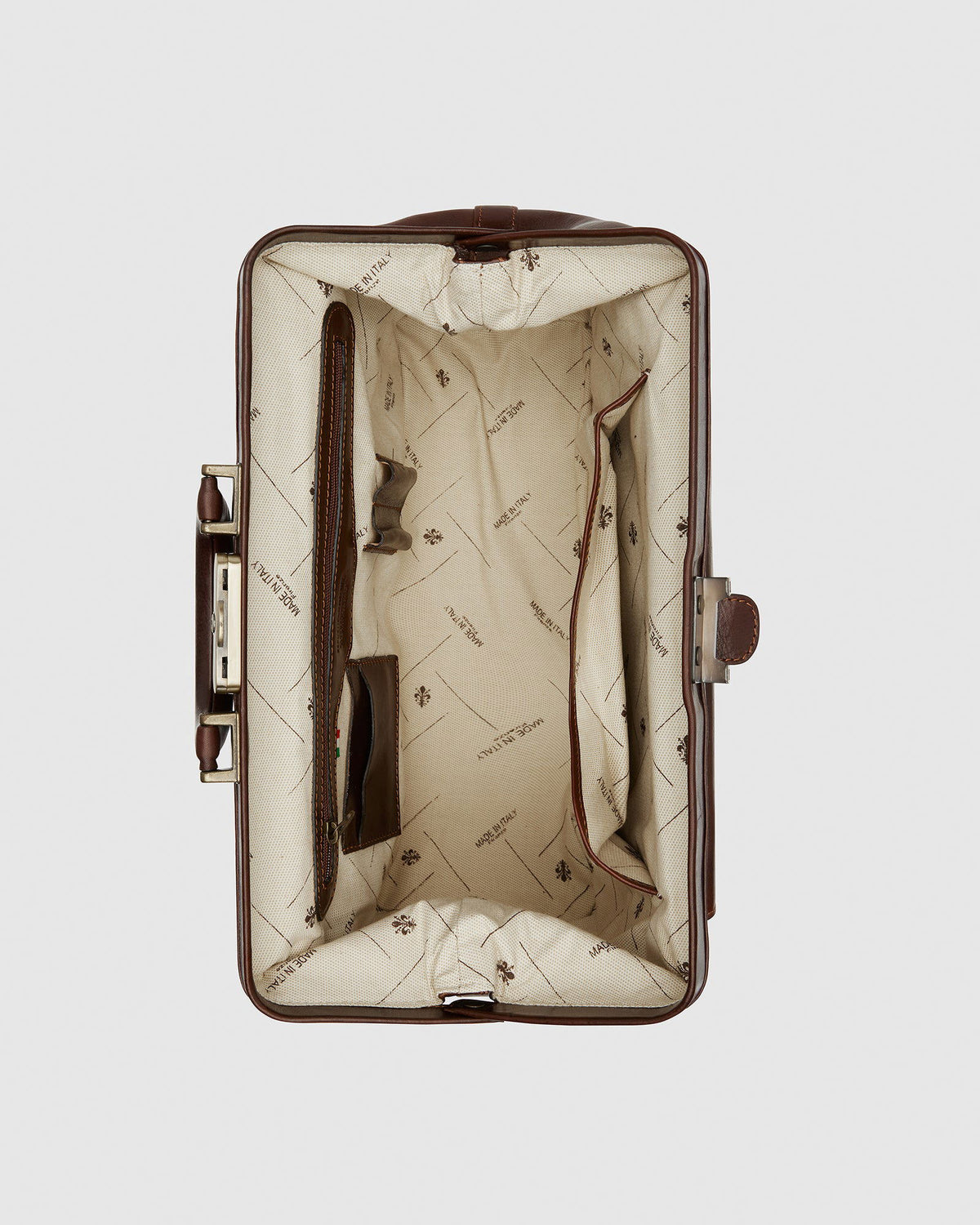 Panacea Brown - Leather Doctor Bag - Republic of Florence