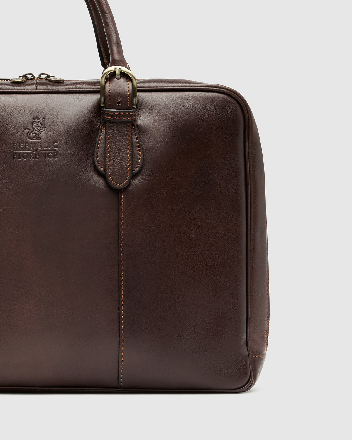 Madrid Espresso - 16" Leather Briefcase