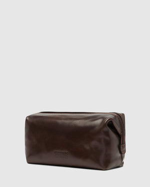 Grand Dopp Kit Moro - Leather Toiletry Bag