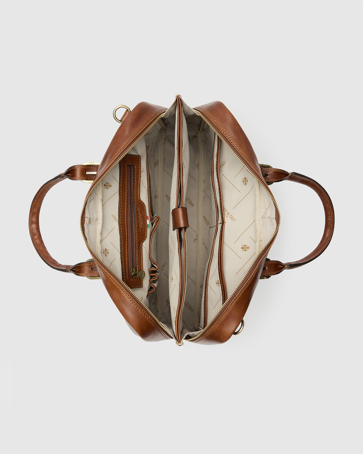 Madrid Earth - 16" Leather Briefcase