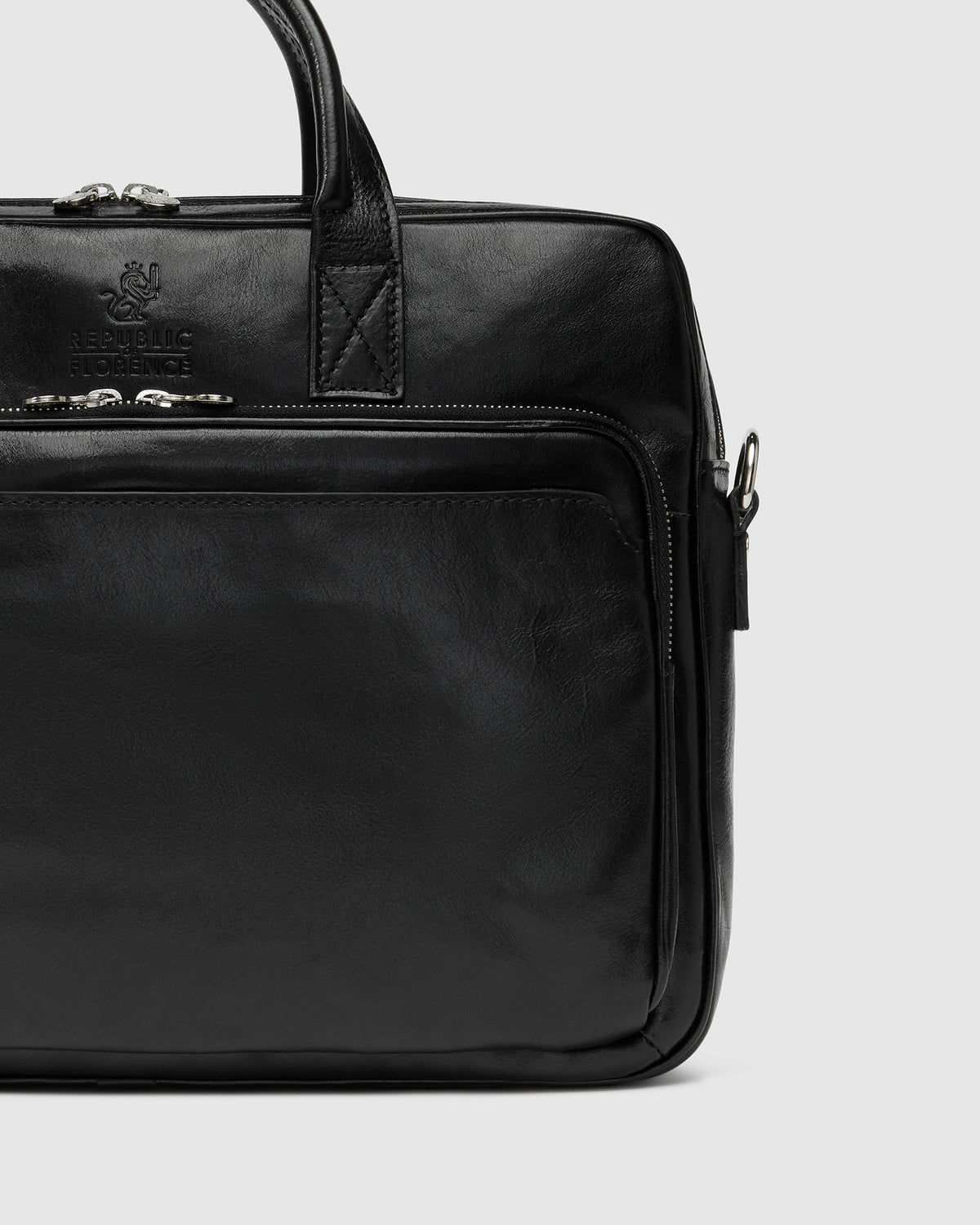 Pretoria Jet - 15" Leather Laptop Briefcase