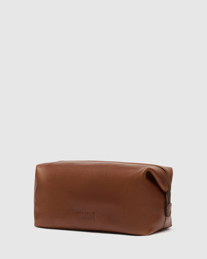 Grand Dopp Kit Earth - Leather Toiletry Bag