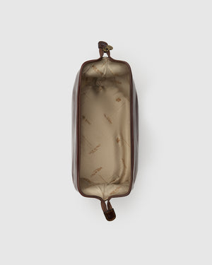 Grand Dopp Kit Terra - Leather Toiletry Bag