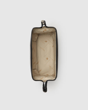 Grand Dopp Kit Jet - Leather Toiletry Bag