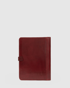 Imperial Rosso - Clip-On Leather Compendium