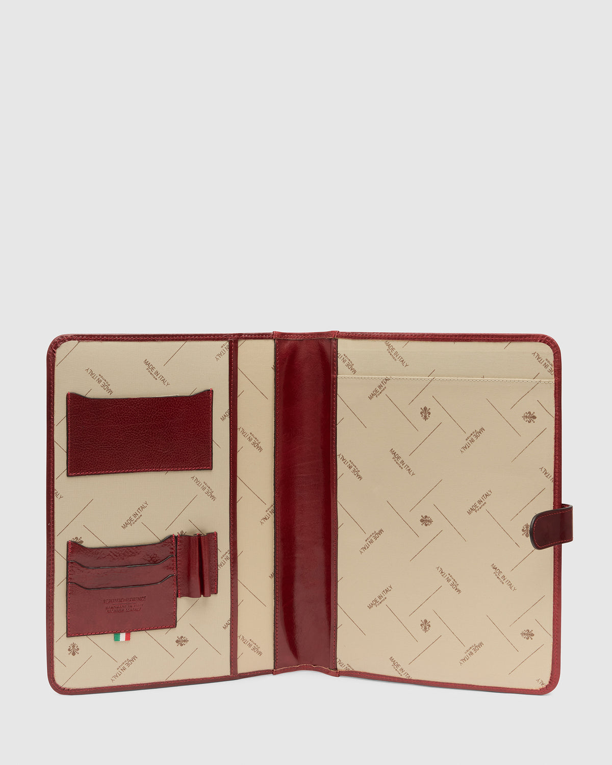 Imperial Rosso - Clip-On Leather Compendium