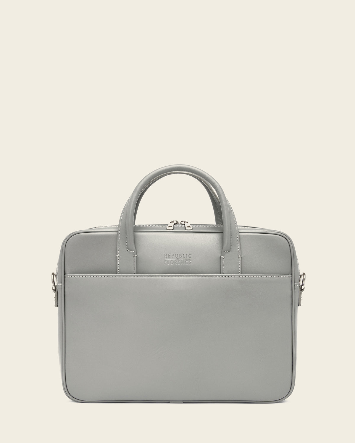 Glasgow Grey - 14" Leather Briefcase