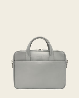 Glasgow Grey - 14" Leather Briefcase