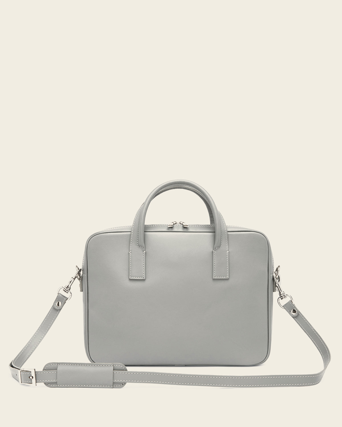 Glasgow Grey - 14" Leather Briefcase