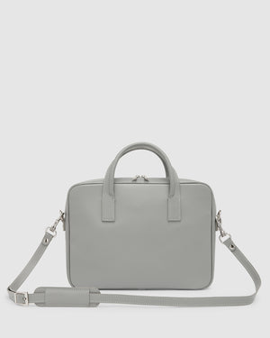 Glasgow Grey - 14" Leather Briefcase
