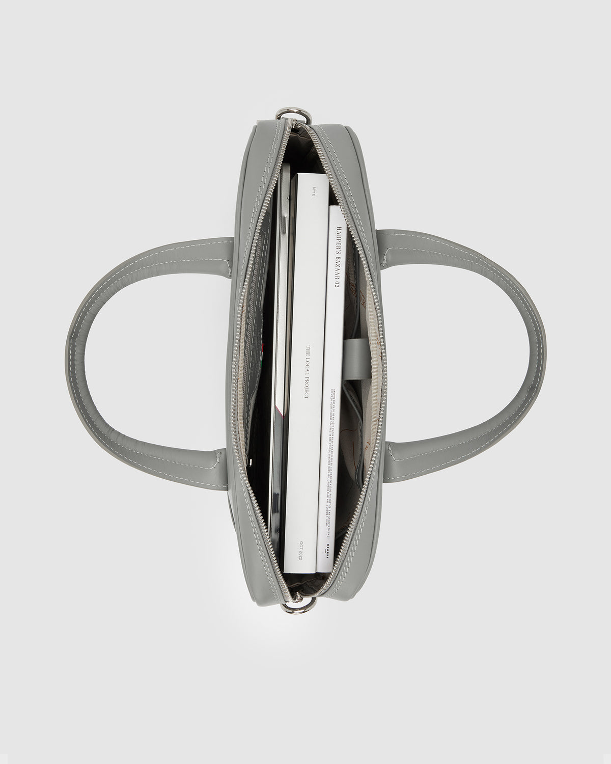 Glasgow Grey - 14" Leather Briefcase