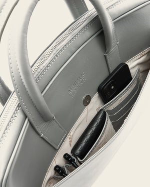 Glasgow Grey - 14" Leather Briefcase