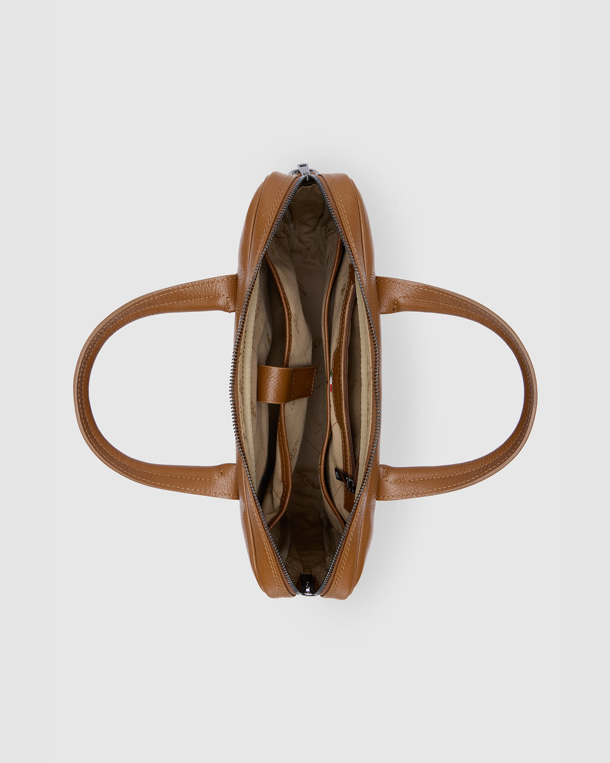 Glasgow Pebble Tan - 14" Leather Briefcase