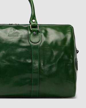 Beltrami Forest - Leather Weekender Bag