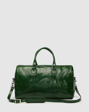 Beltrami Forest - Leather Weekender Bag