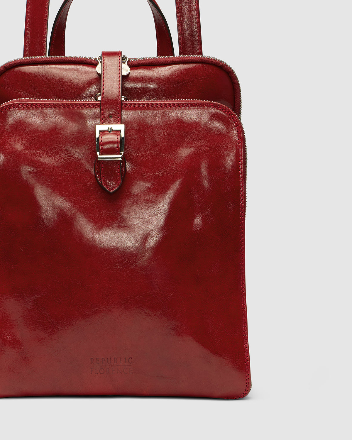 Emma Rosso - 3-in-1 Convertible Leather Backpack