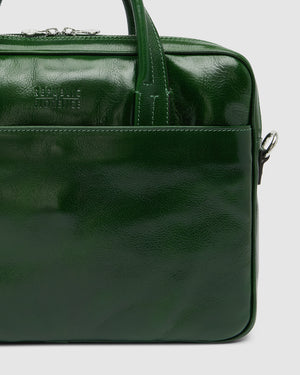 London Forest - 14" Leather Briefcase