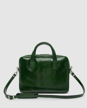London Forest - 14" Leather Briefcase