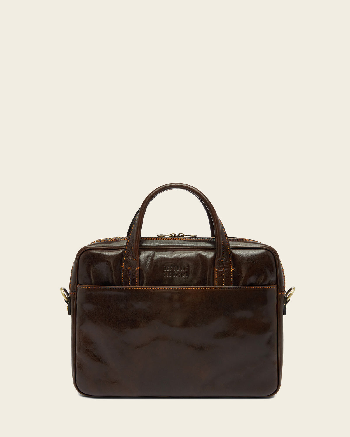 London Moro - 14" Leather Briefcase