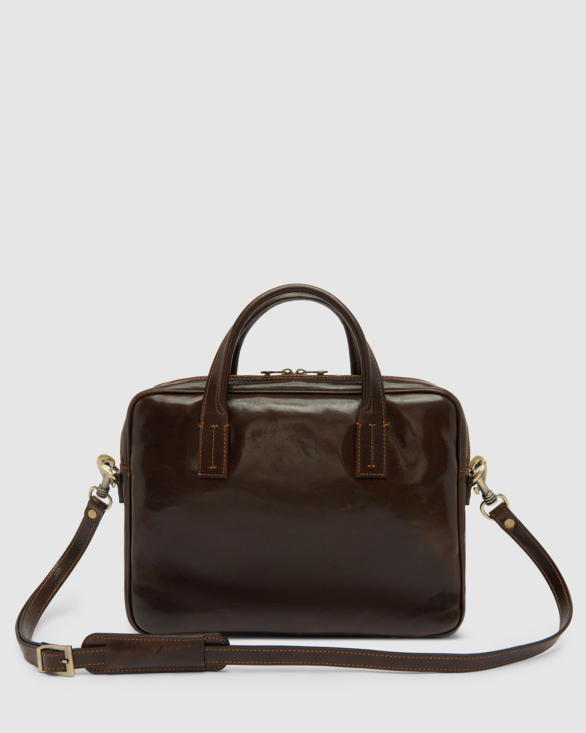 London Moro - 14" Leather Briefcase