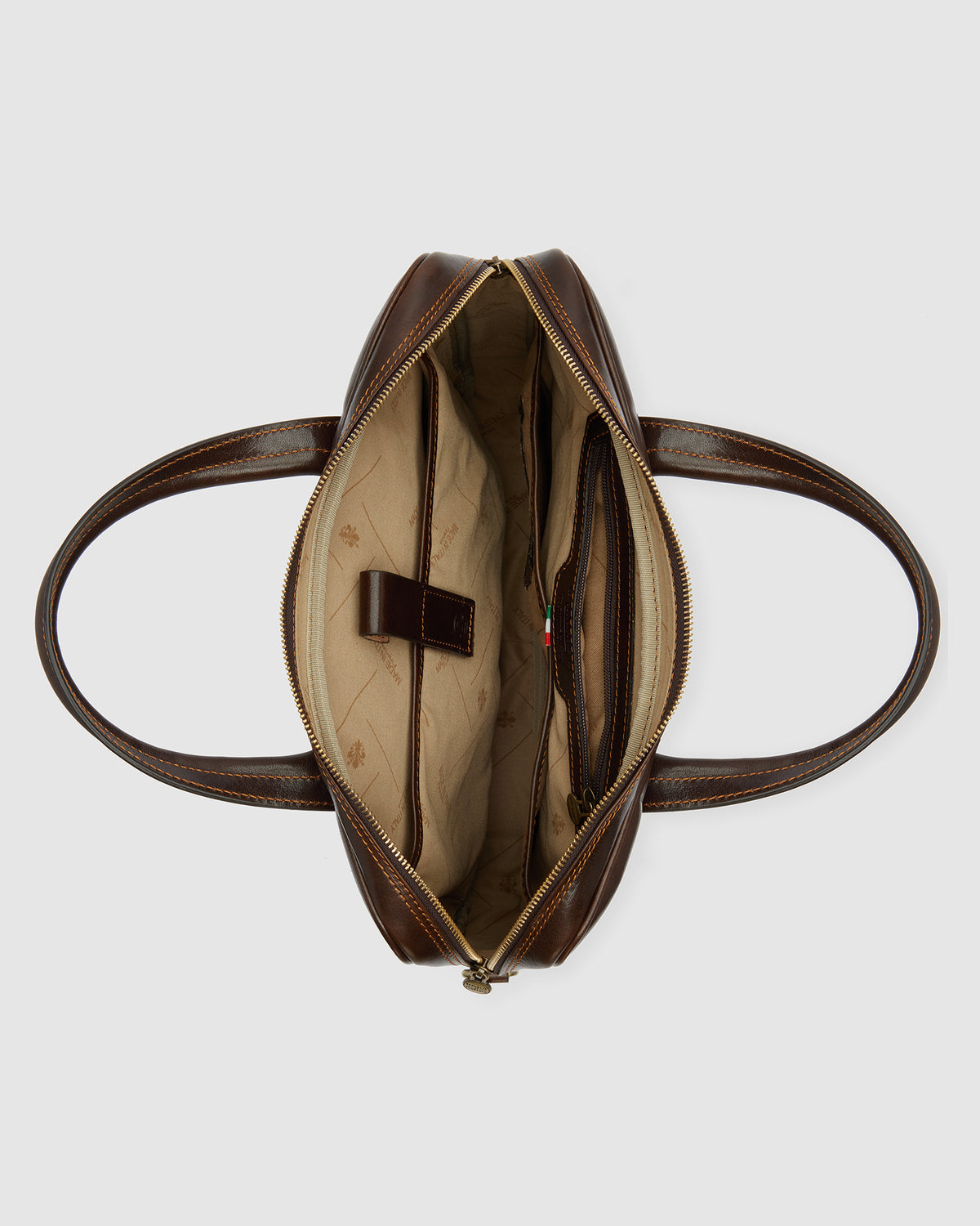 London Moro - 14" Leather Briefcase