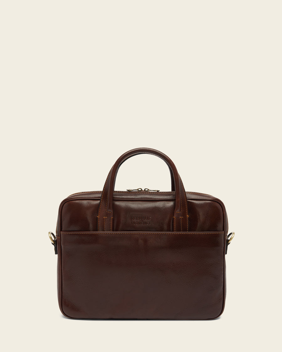 London Terra - 14" Leather Briefcase