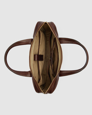 London Terra - 14" Leather Briefcase
