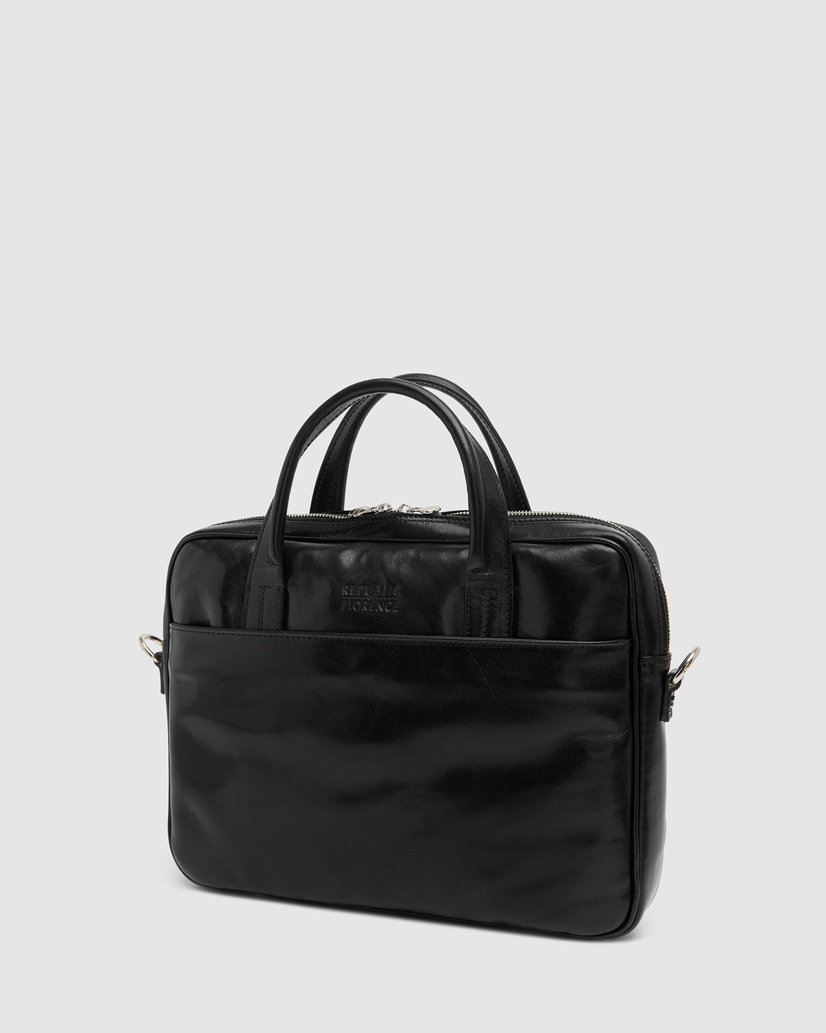 London Jet - 14" Leather Briefcase