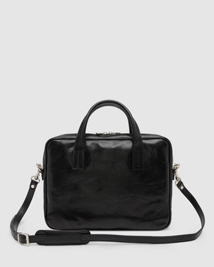 London Jet - 14" Leather Briefcase