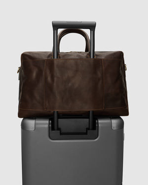 Magellan Espresso - Leather Tech Weekender