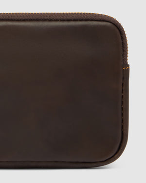 Forma5 Espresso - Leather Zip Organiser