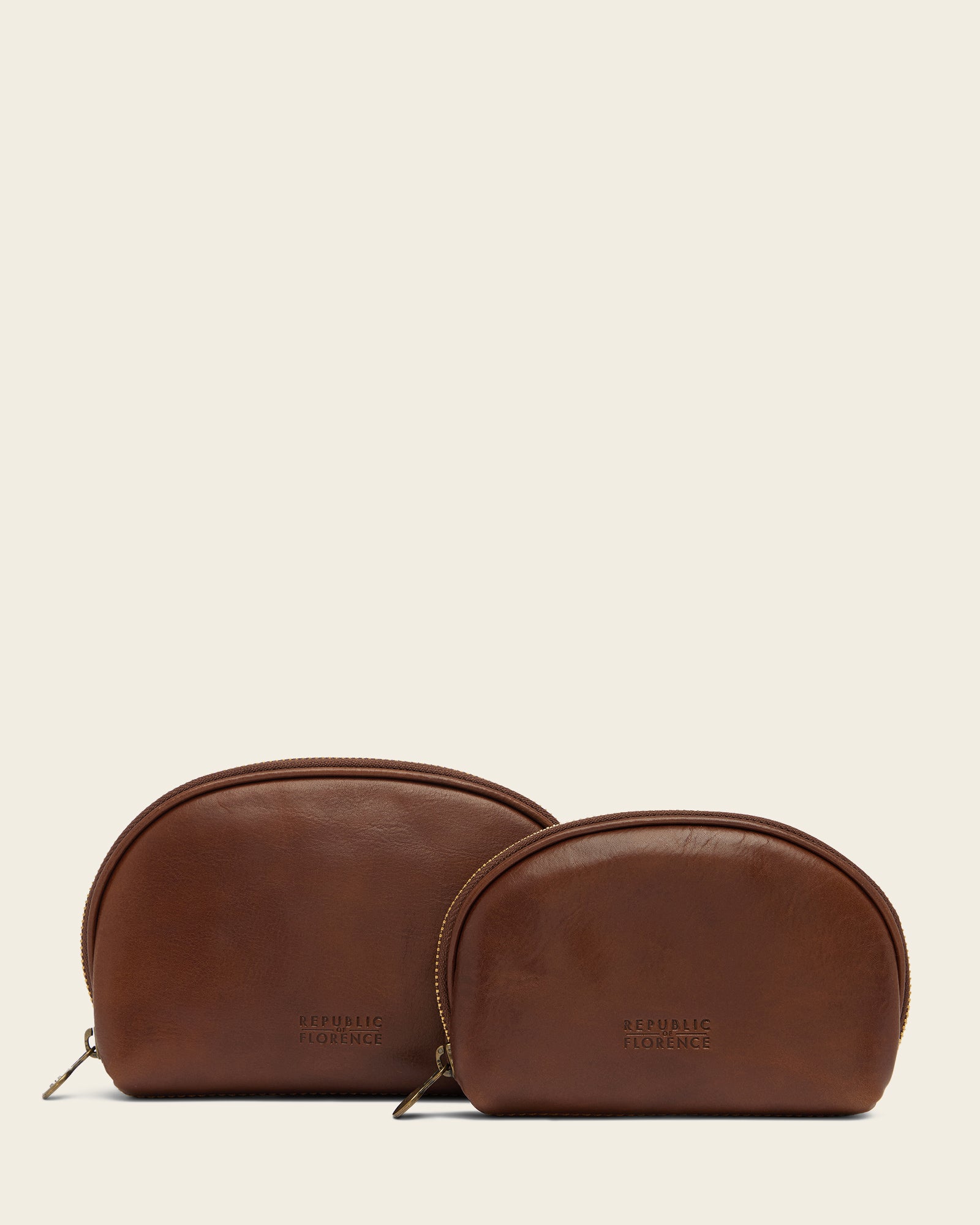 Duo Earth - Leather Pouch Set