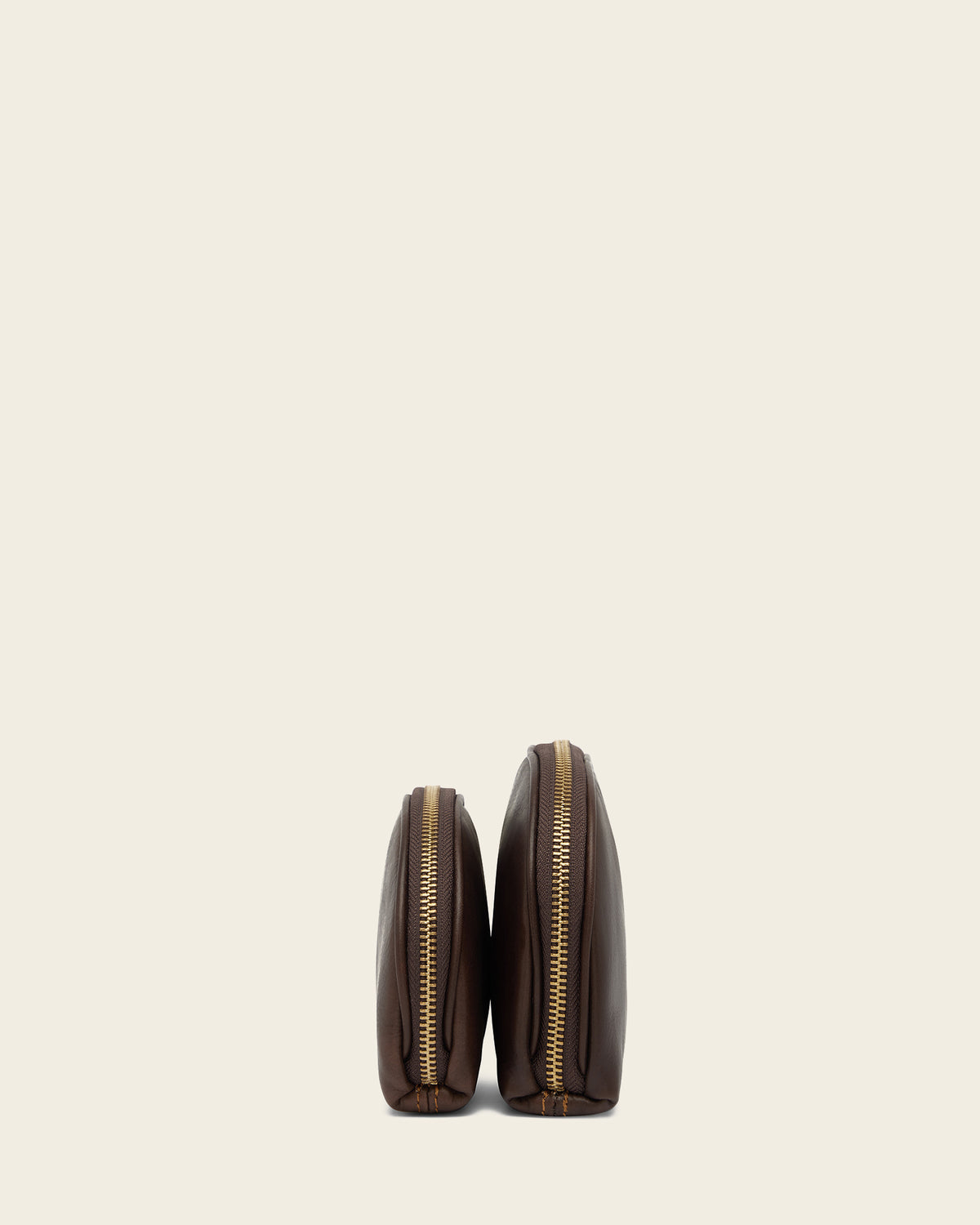 Duo Espresso - Leather Pouch Set