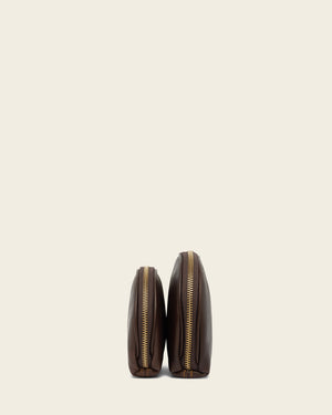 Duo Espresso - Leather Pouch Set