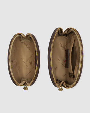 Duo Espresso - Leather Pouch Set
