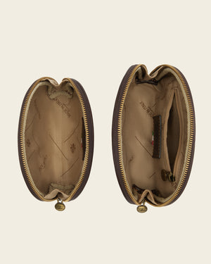 Duo Espresso - Leather Pouch Set